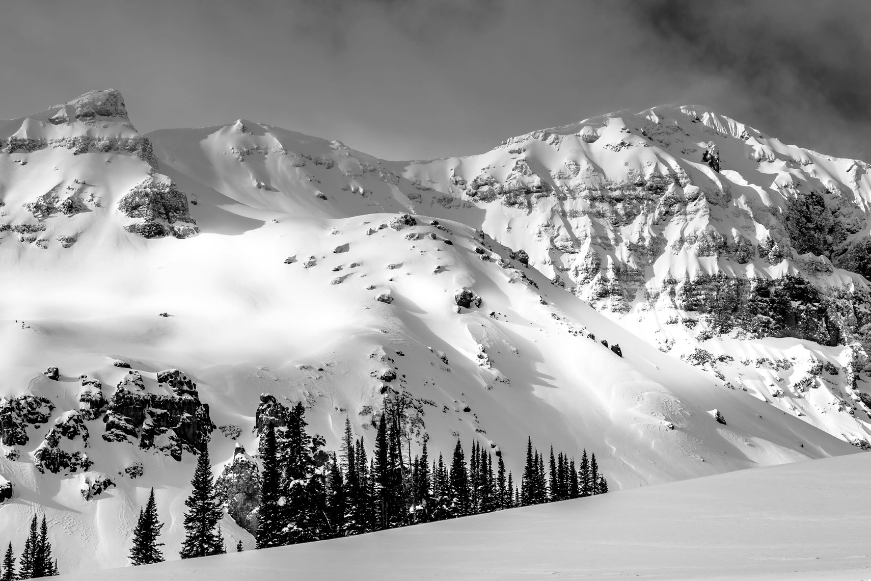 DAP landscape Beartooth mountains winter