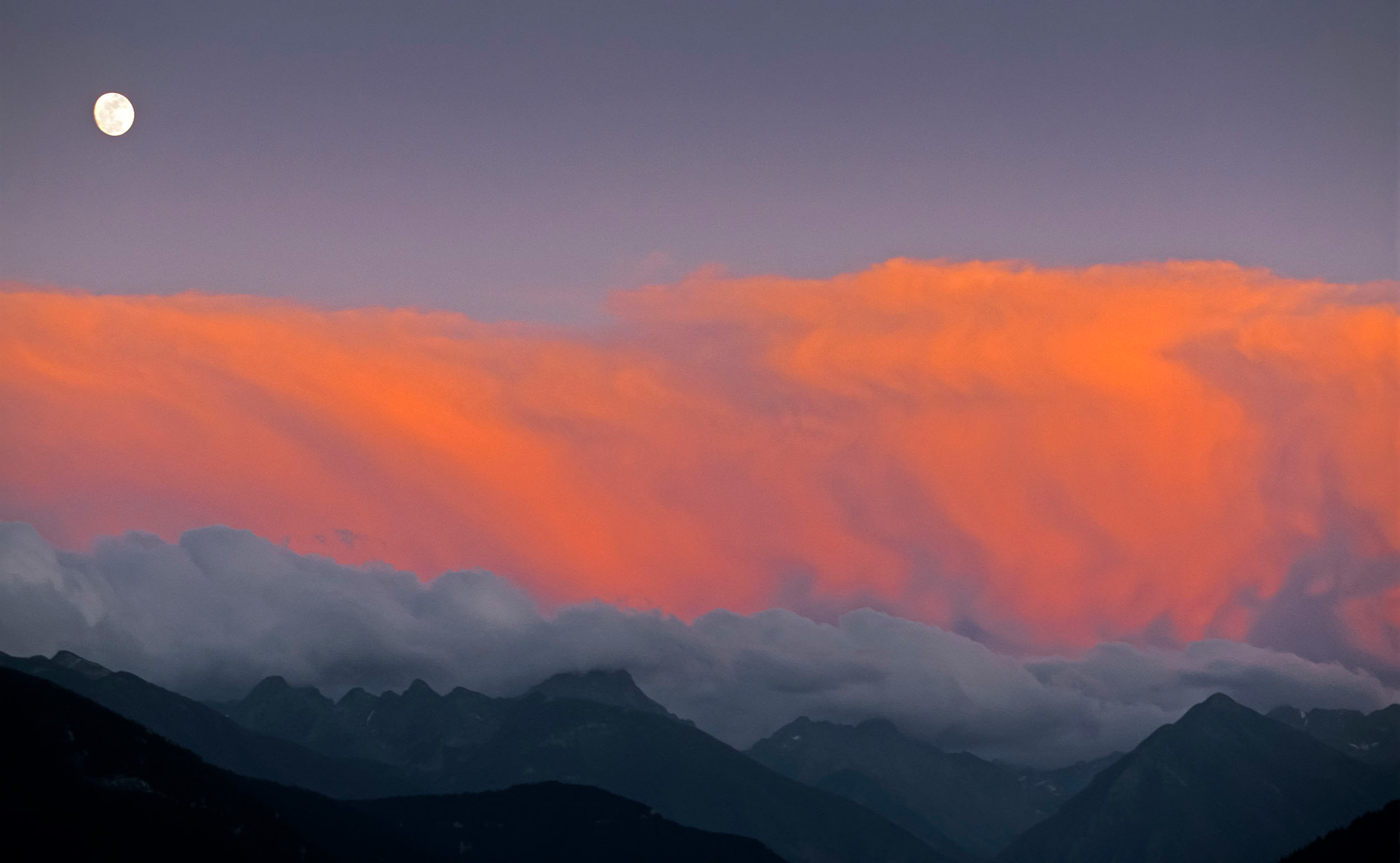 DAP landscape Absoraka clouds sunset paradise valley