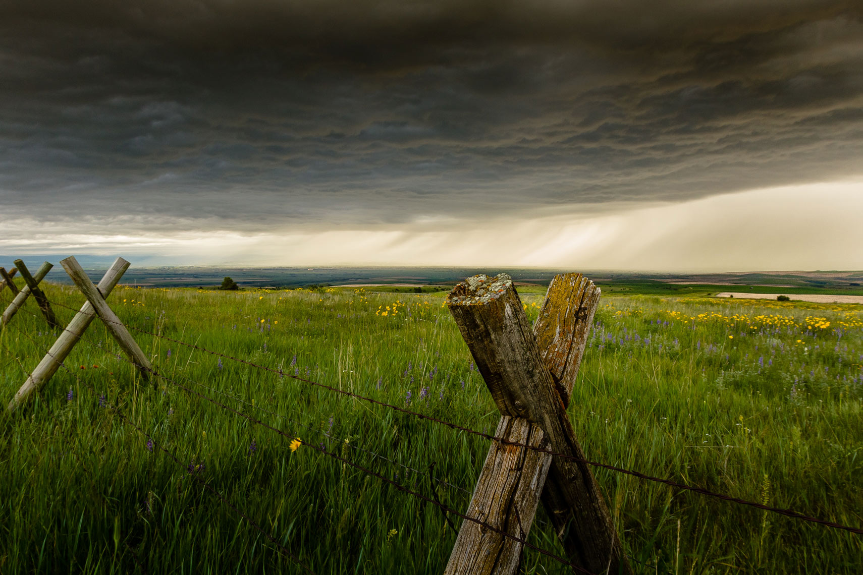 DAP landscape Montana Gallatin Valley Storm