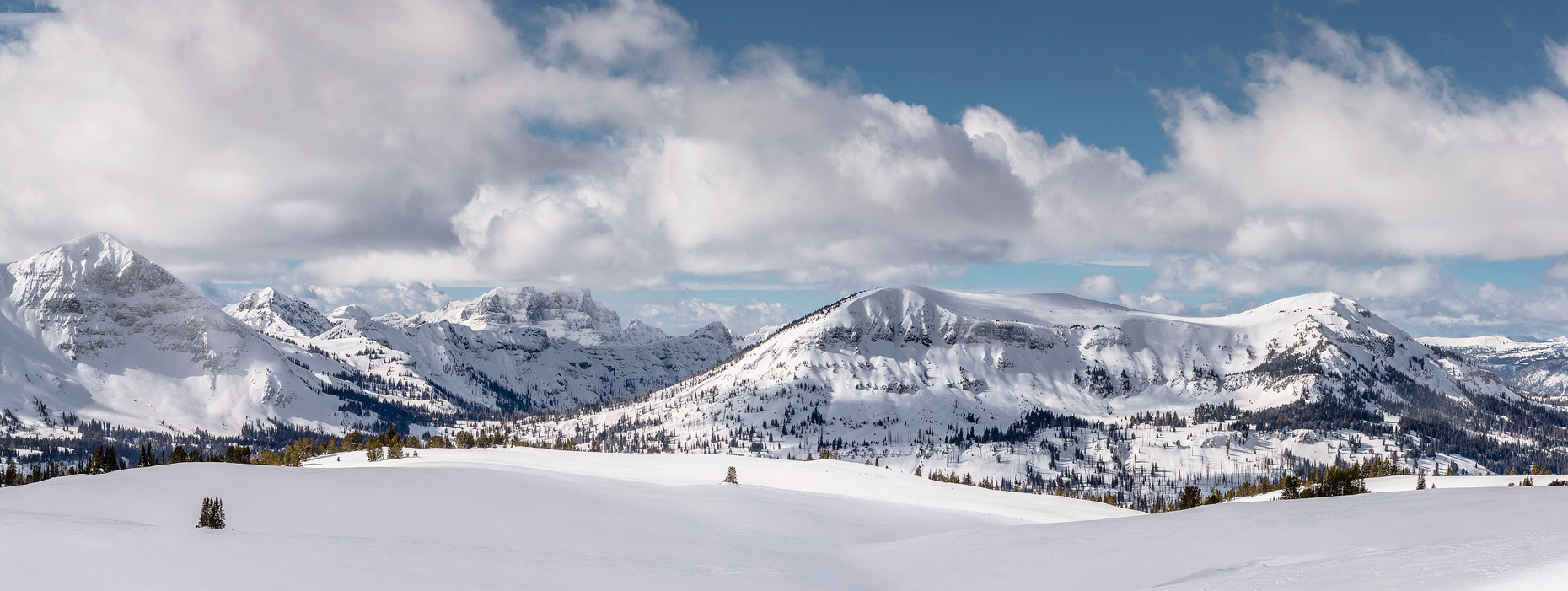 DAP landscape panoramic Mount Abundance Cooke City Montana