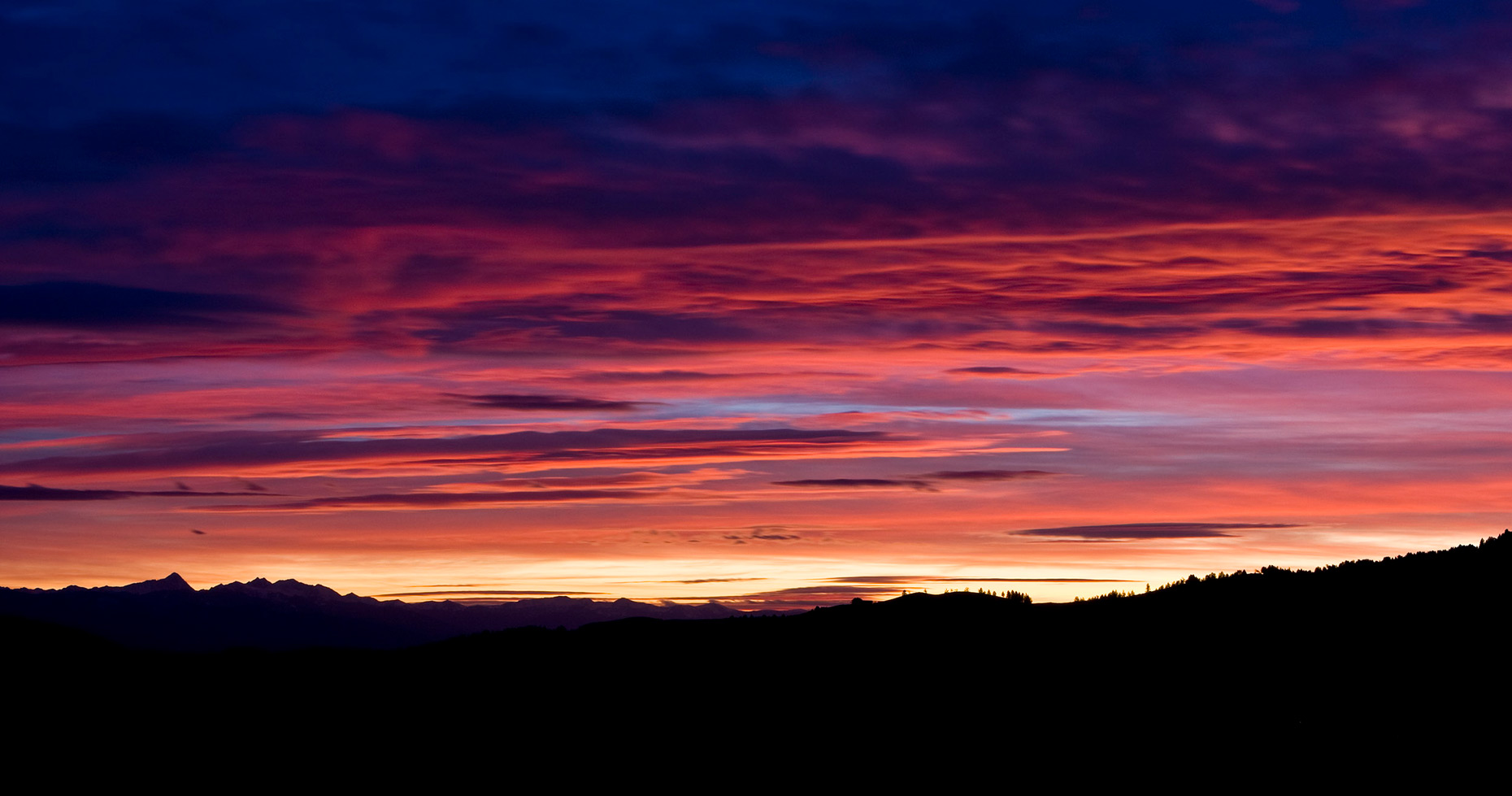 DAP landscape Bridger Canyon sunset Montana