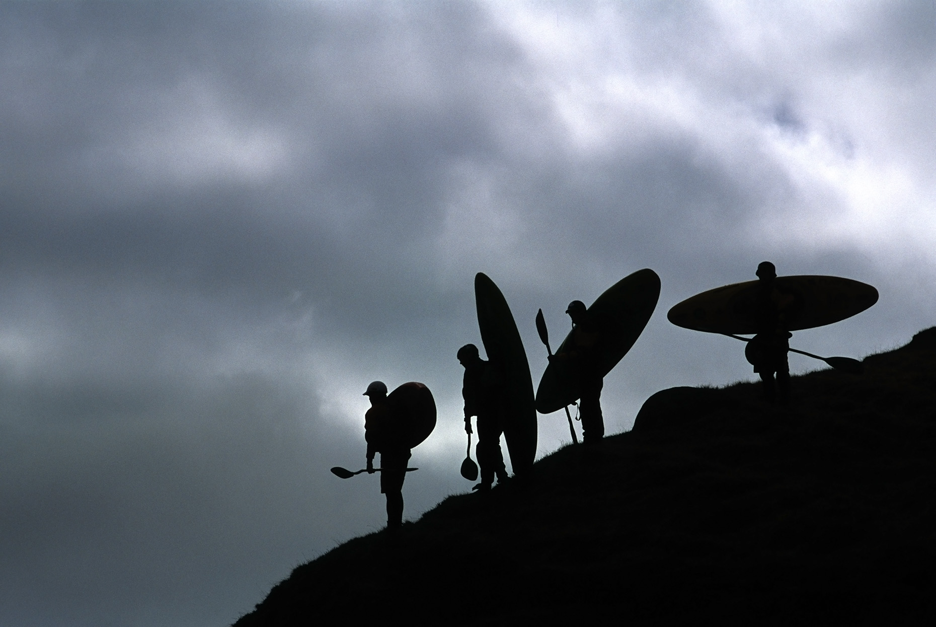 DAP sport kayak silhouette Iceland 